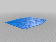 Kitchen Measurements Plaque 3D Printer Model