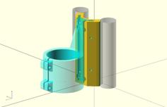 Parametric Upgrade Of HicWic Universal Tool Mount And Holder For MPCNC 3D Printer Model