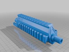 AAP-01 M5XL 200mm Airsoft Quadrail Handguard 3D Printer Model