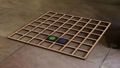 Qwirkle Travel Grid, Laser Cut