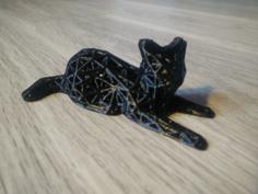 Patterned Cat 3D Printer Model