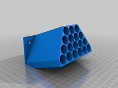 Workshop Pencil Holder Wall Mount 3D Printer Model