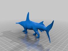 TigerShark Low(ish) Poly 3D Printer Model