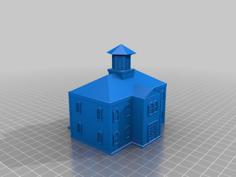 Schoolhouse From The “Birds” Movie 3D Printer Model