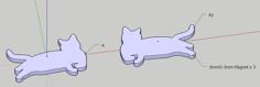 Cat-Magnet-02(Fat Cat) 3D Printer Model