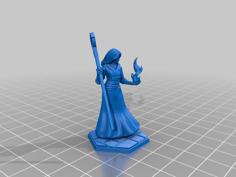 RPG Mage 3D Printer Model