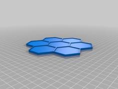 Honeycombs Tray 3D Printer Model