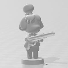 Animal Crossing Isabelle (Doom Crossing Ver) 3D Printer Model