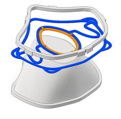 Thermoformed Filter Support Frame 3D Printer Model