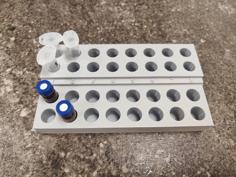 Rack For Eppendorfs And Vials 3D Printer Model