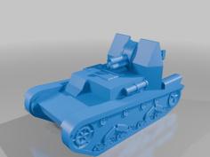 SU-5-2 122mm Self Propelled Gun 3D Printer Model