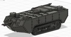 St. Chamond- WW1 Tank 3D Printer Model