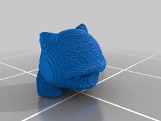 Bulbasaur Head 3D Printer Model