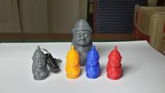 Dolhareubang (“Stone Grandfather”) – Keychain 3D Printer Model