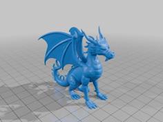 28mm DND Old Wise Noble Valiant Dragon Defender Miniature MineeForm FDM 3D Print STL File 3D Printer Model