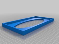 Tissue Box See Through (235mm Long/120mm Wide/145mm Tall-inside Measures) With FreeCAD File 3D Printer Model