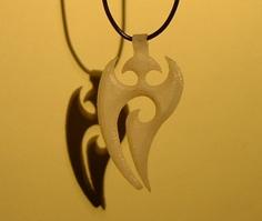 Màui Water Spirit Pendant 3D Printer Model