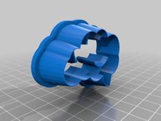 Brain Cookie Cutter 3D Printer Model