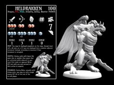 Heldrakken (18mm Scale) 3D Printer Model