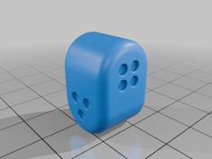 D2, D4 – *4* Sided Die – 15mm X 15mm X 22.5mm 3D Printer Model