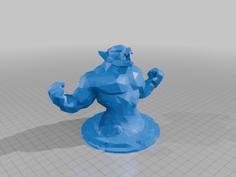 Bark At The Moon (low Poly) 3D Printer Model