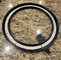 Ring Light With GoPro Mounts 3D Printer Model