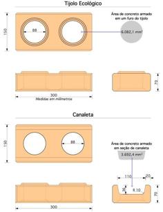 Modelo Tijolo Ecologico (solo Cimento) 3D Printer Model