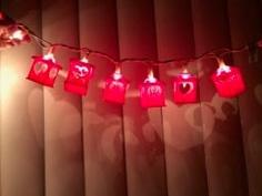 Valentine Lanterns For Mini Light String Or XLIGHTS Pixels 3D Printer Model