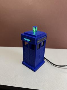 Tardis Clock With RGB Led 3D Printer Model