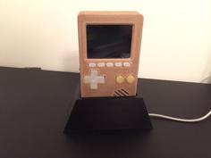 Pocket PiGRRL Stand & Charger 3D Printer Model