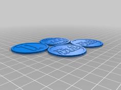 (3D Slash) 6_Coins_edited 3D Printer Model