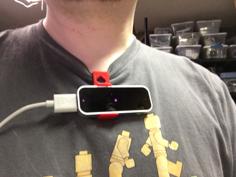 Leap Motion Shirt Clip 3D Printer Model