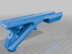 Angled Foregrip With Light 3D Printer Model