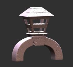 Japanese Garden Lantern 3D Printer Model