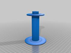 Assembled Lace Bobbin 3D Printer Model