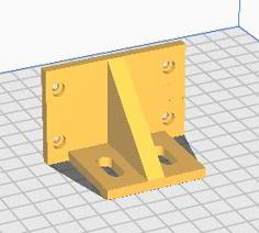 PA220 Flush Wall Mount 3D Printer Model