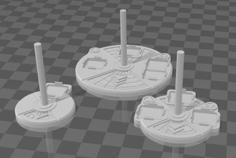 BFG Bases, Various Sizes, Remix 3D Printer Model