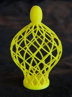 Twisted Cage Both DIrections 3D Printer Model