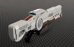 Sci Fi Rifle 3D Printer Model