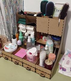 Laser Cut Cosmetic Organizer