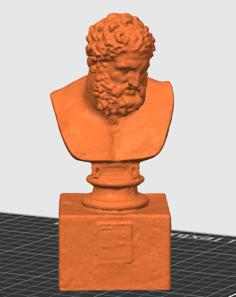 Hercules Bust 3D Printer Model