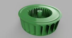 Centrifugal Exhaust Fan, 118mm 3D Printer Model