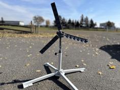 HORIZONTAL PORTABLE 3D PRINTED WIND TURBINE 15-20 WATTS 3D Printer Model