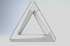 Penrose Triangle 3D Printer Model