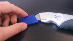 Stanley Knife Blade Cover/Cap 3D Printer Model