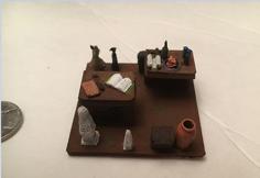 Miniature Egyptian Research Room 3D Printer Model