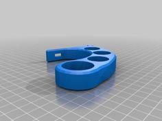 Helmet Holder For IKEA Skadis 3D Printer Model