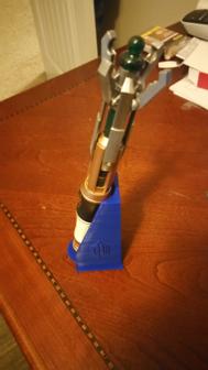 Sonic Screwdriver Stand 3D Printer Model