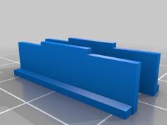 Train Track Clip 3D Printer Model