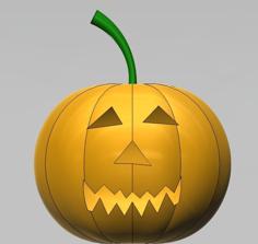 Basic Jack O’Lantern Autodesk 123D 3D Printer Model